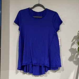 Royal blue free people top